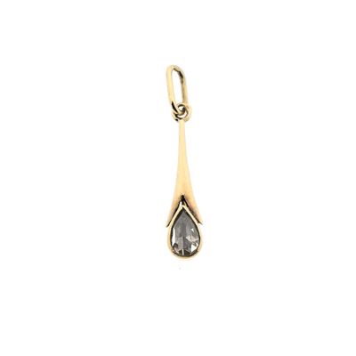 Image 1 of Gold pendant with diamond | 0.12 ct.