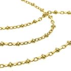 Image 4 of Golden fantasy anchor link chain | 45 cm