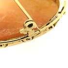 Image 8 of Antique gold brooch/pendant with cameo