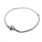 Image 1 of Pandora bracelet; Silver; Snake Chain | 22 cm