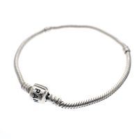 Pandora bracelet; Silver; Snake Chain | 22 cm