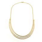 Image 6 of Tricolor gold omega link necklace