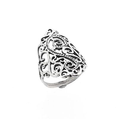Image 1 of Silver Filigree Ring