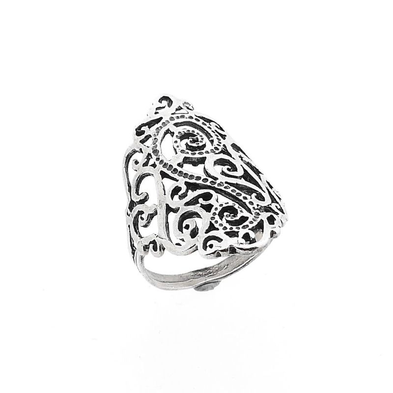 Image 1 of Silver Filigree Ring