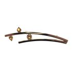 Image 1 of Golden fantasy brooch with citrine