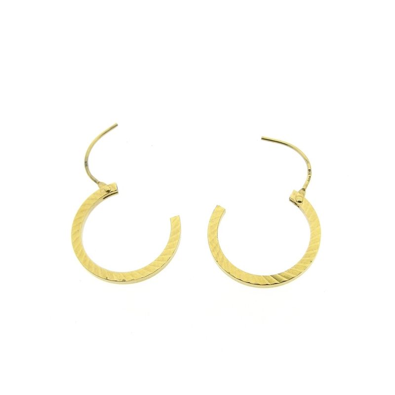 Image 6 of Gold subtle earrings | Ø 16.0 mm