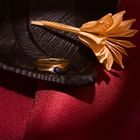 Image 2 of Gold solitaire ring with sapphire