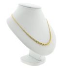 Image 3 of Gold twisted/Singapore link chain