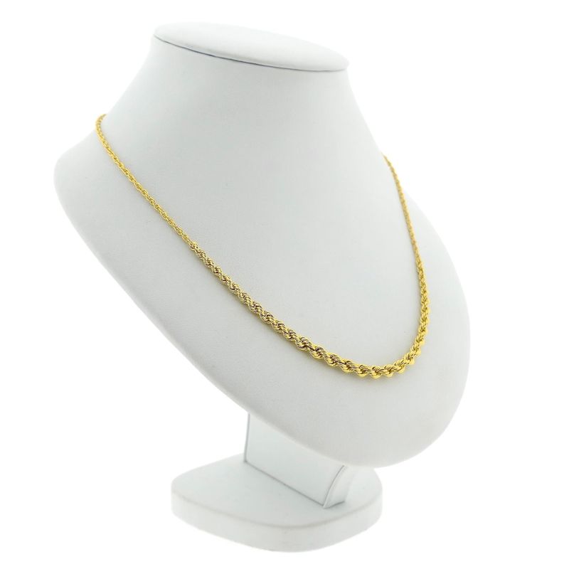 Image 3 of Gold twisted/Singapore link chain