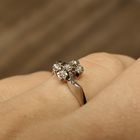 Image 7 of White gold ring with diamond | 0.025 ct.