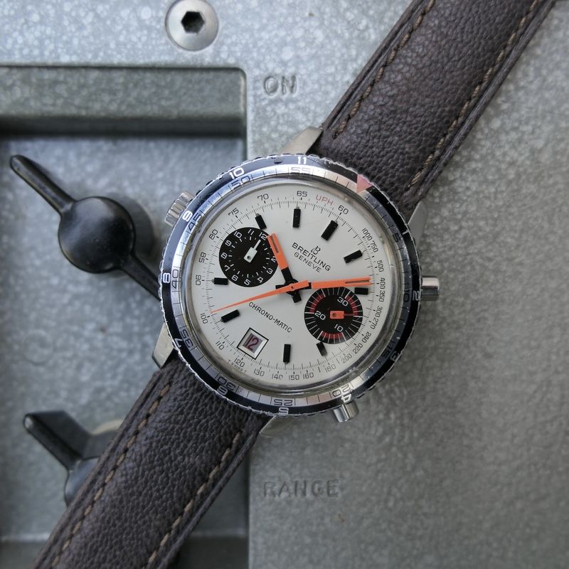 Image 13 of Breitling Chrono-Matic 2110; Automatic vintage chronograph watch