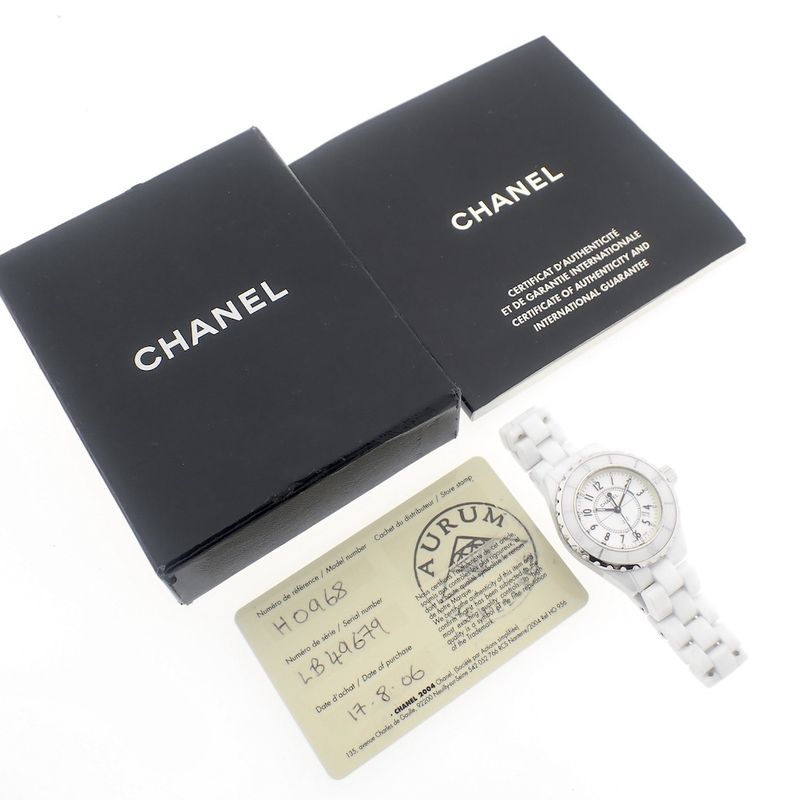 Image 3 of Chanel J12; Ceramic women's watch