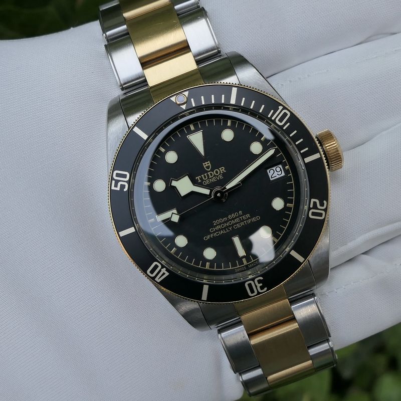 Image 13 of Tudor Black Bay 41mm Heritage 79733N; Gold/steel men's watch