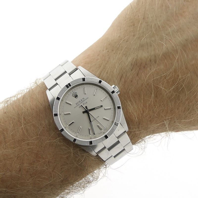 Image 12 of Rolex Airking 14010M; Automatic watch in full set