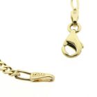 Image 6 of Gold Figaro link bracelet for children | 14 cm