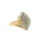 Image 4 of Gold entourage ring with diamond; 0.68 ct.