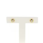 Image 1 of Gold stud earrings with diamond | 0.05 ct.