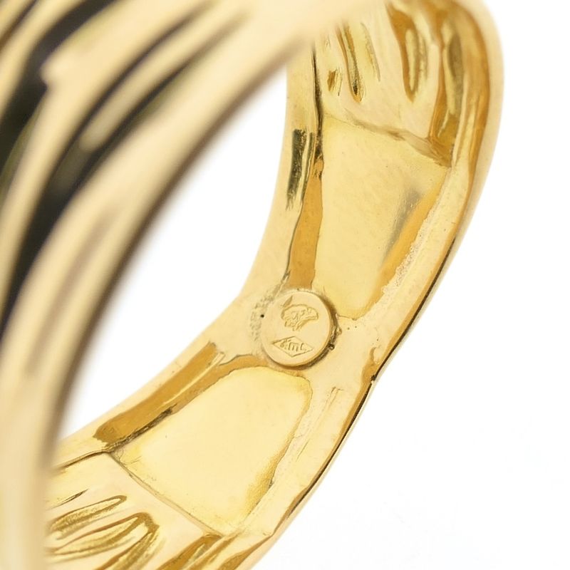 Image 7 of 18 carat gold wide ring