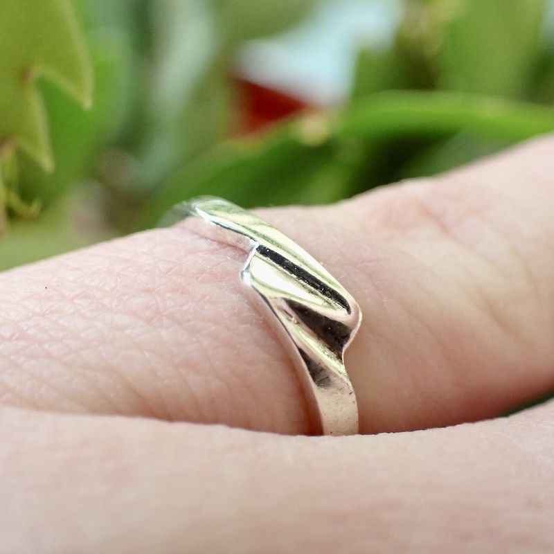 Image 8 of Silver ring with fantasy design