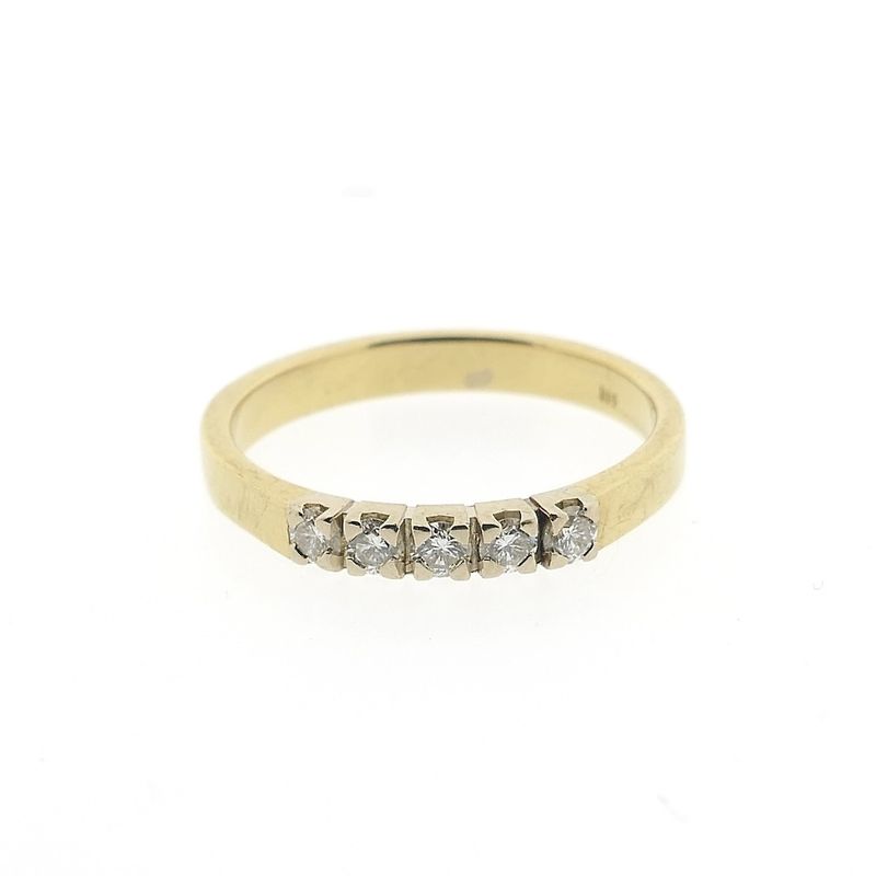 Image 3 of Gold ring with diamond | 0.30 ct.
