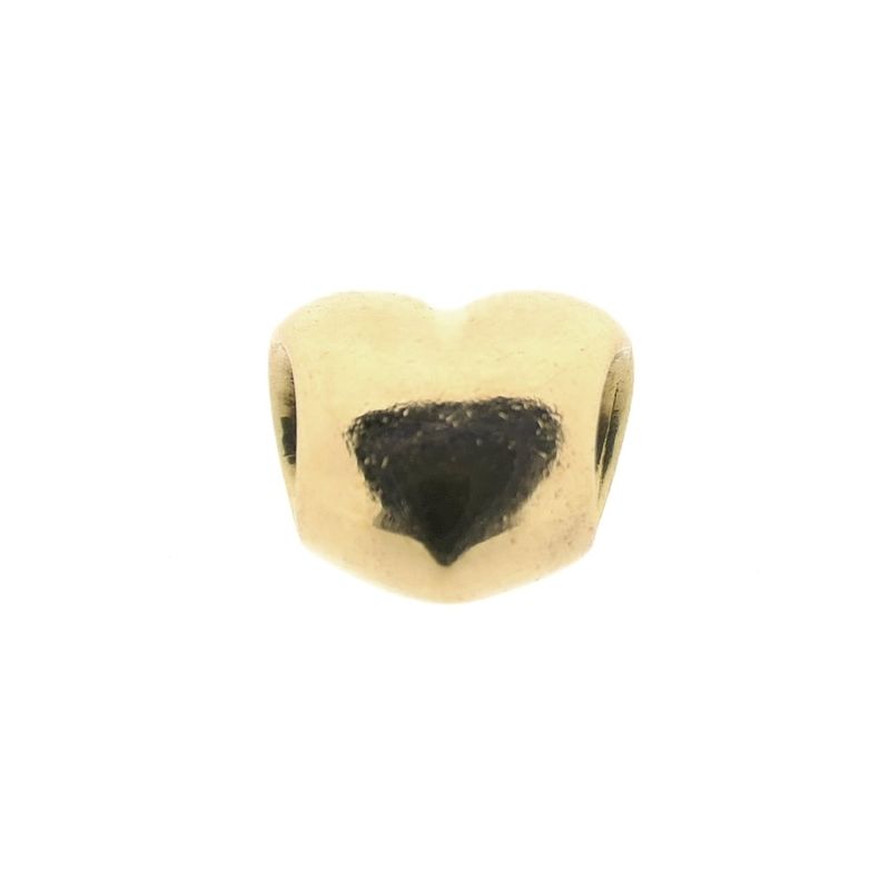 Image 1 of Pandora charm; Gold; Golden Heart