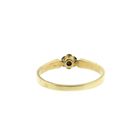 Image 4 of Gold solitaire ring with diamond; 0.03 ct.