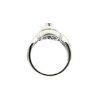 Image 4 of White gold ring with diamonds; 0.40 ct.