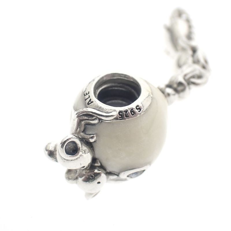 Image 6 of Pandora charm; Silver; Mouse and Balloon
