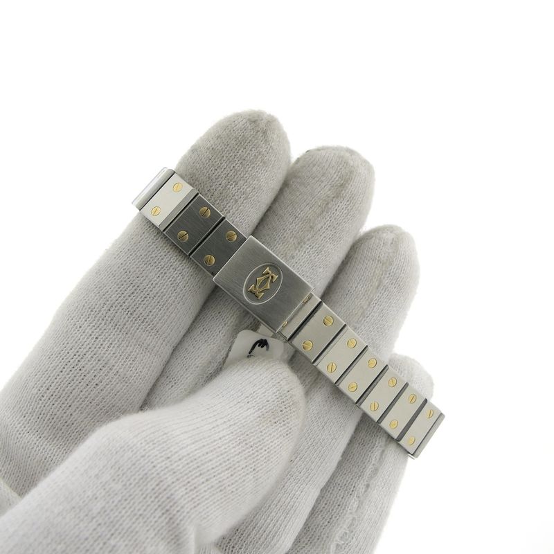 Image 6 of Cartier Santos Octagon Automatic; 18k gold/steel women's watch