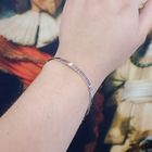 Image 4 of White gold fantasy link bracelet