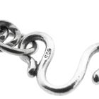 Image 6 of Silver flat gourmet link chain | 51 cm