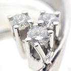 Image 3 of White gold brooch with diamonds; 0.18 ct.