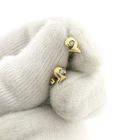 Image 5 of Gold stud earrings with zirconia