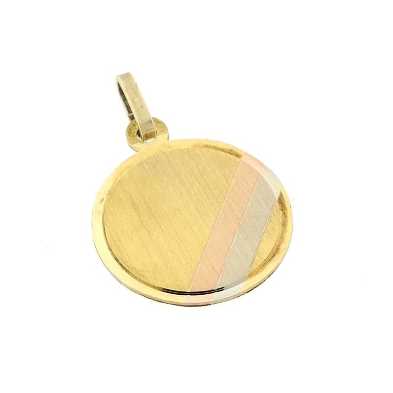 Image 3 of Gold engraving plate round