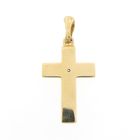 Image 7 of Gold cross with zirconia
