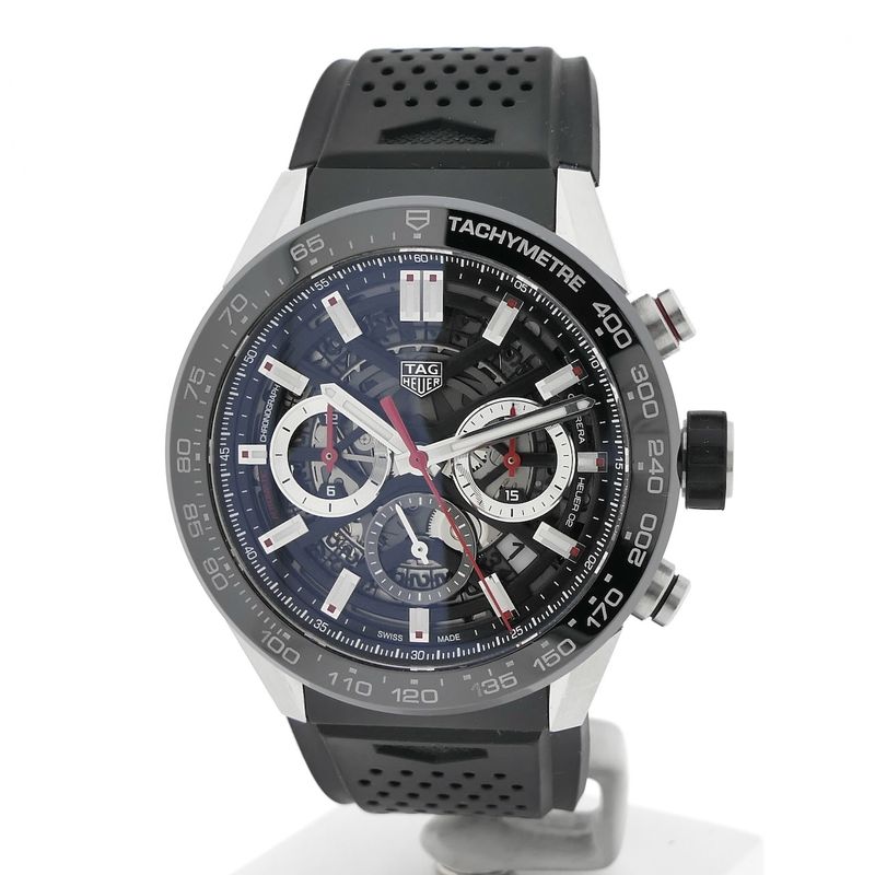 Image 1 of TAG Heuer Carrera Skeleton CBG2A10.FT6168; Chronograph men's watch