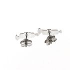 Image 4 of Silver trumpet stud earrings