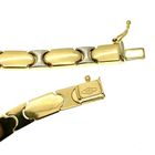 Image 5 of Two-tone gold fantasy link chain | 45 cm