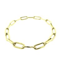 Gold closed forever bracelet