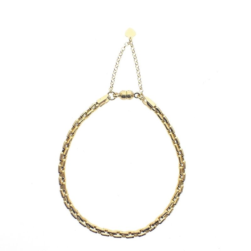 Image 3 of 9 crt. Anchor link bracelet | 19.5 cm