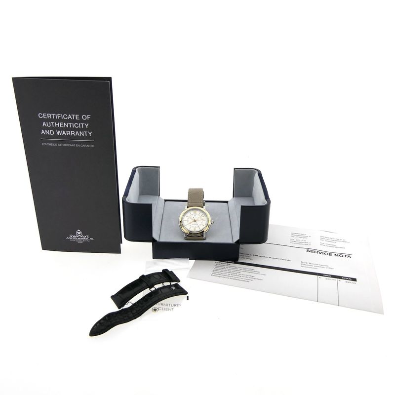 Image 4 of Maurice Lacroix Masterpiece 'Clinq Aiguilles' 27857; Automatic 18k. gold/steel watch