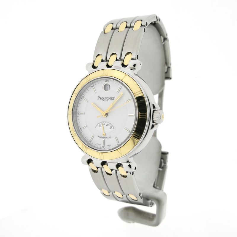 Image 2 of Pequignet Moorea 'Power Reserve'; Automatic gold/steel watch