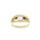 Image 4 of Gold ring with purple zirconia