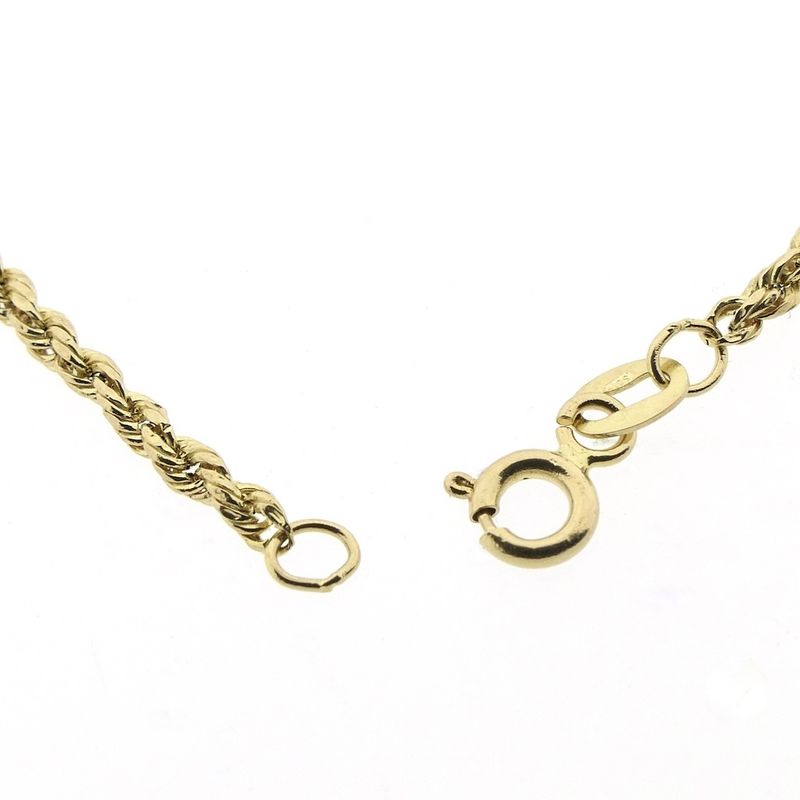 Image 6 of Gold twisted link bracelet | 19 cm