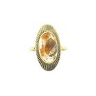 Image 3 of Gold ring with moss agate | Vintage