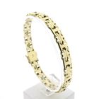 Image 1 of Gold flat king bracelet; Men | 22 cm