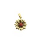 Image 1 of Gold pendant with blood coral