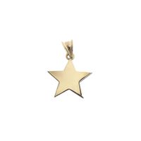 Gold pendant of a star