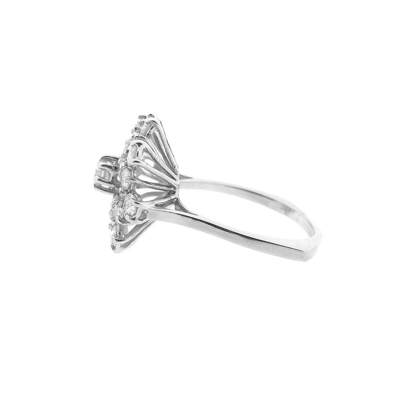 Image 6 of Exclusive white gold cocktail ring with 1.66 ct diamond.