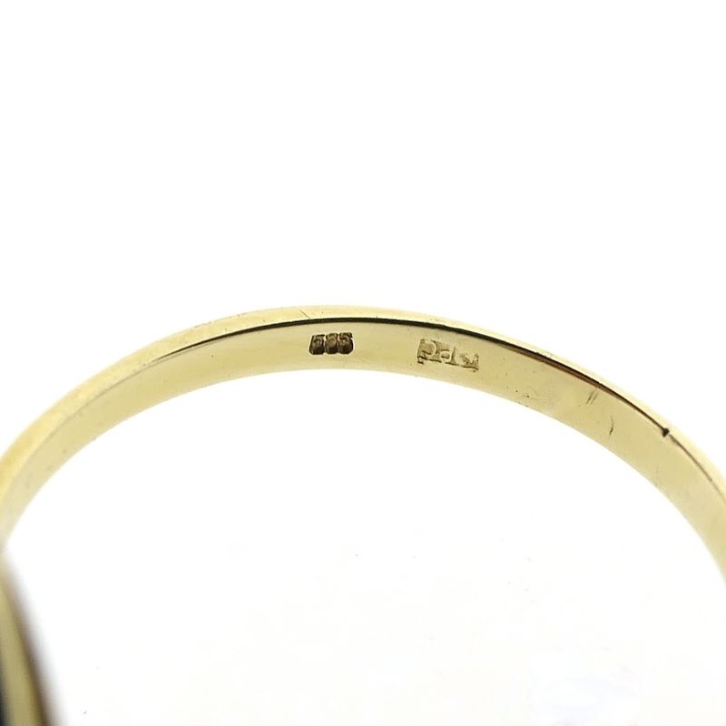 Image 5 of Gold ring with fire opal